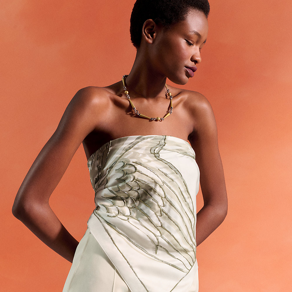 カレ 90 プレシュー 《ペガサスのように自由に》 - ホワイト | Hermès